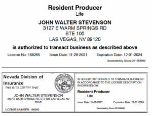 Nevada License