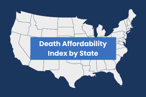 Death affordability index by state