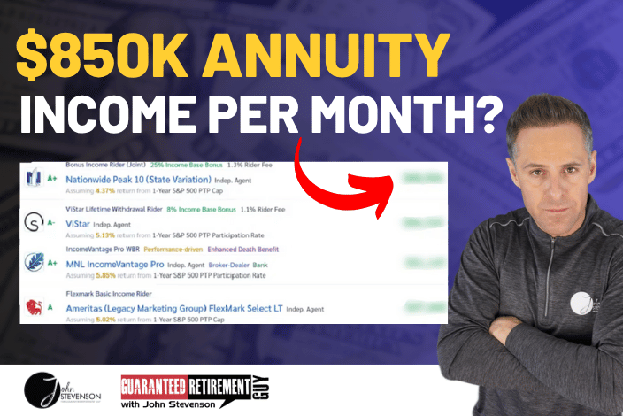 Annuity income per month